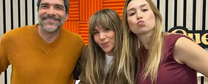 María Gómez con Eva Soriano y Nacho García en Cuerpos especiales María Gómez con Eva Soriano y Nacho García en Cuerpos especiales