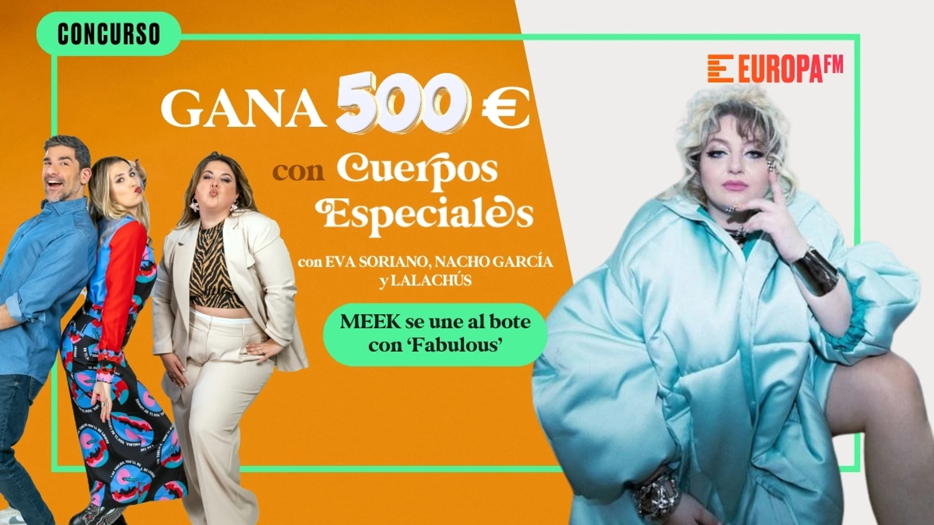 MEEK se suma al concurso 'Pilla la cita y gana la guita' de 'Cuerpos especiales' MEEK se suma al concurso 'Pilla la cita y gana la guita' de 'Cuerpos especiales'