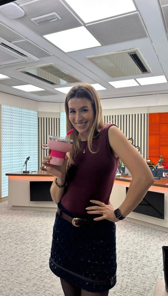 Eva Soriano con el termo de María Gómez