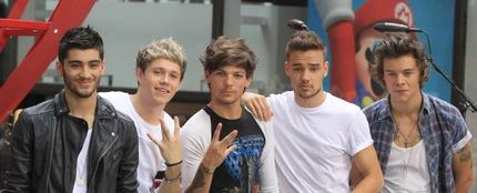 One Direction después de actuar para la NBC en 2013 One Direction después de actuar para la NBC en 2013