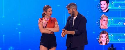 Eva Soriano, vendada en 'El Desaf&iacute;o'