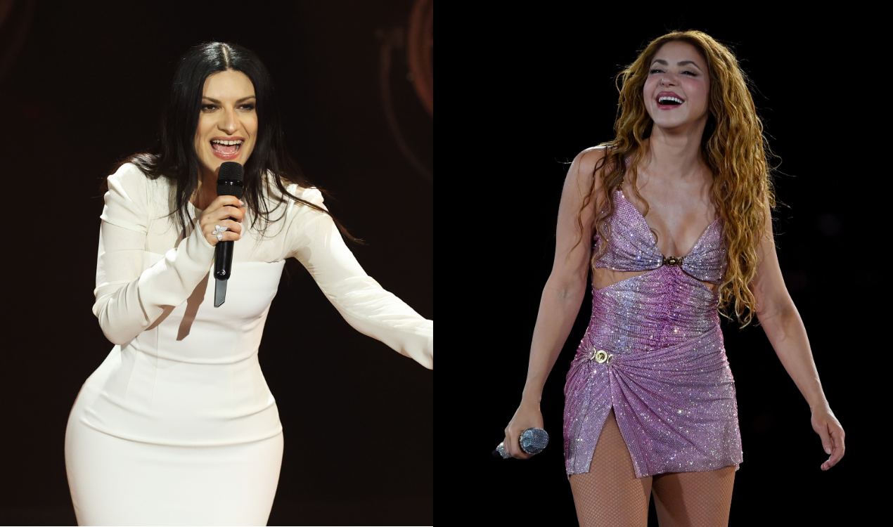 Laura Pausini en el Festival de San Remo y Shakira en el Zócalo de México Laura Pausini en el Festival de San Remo y Shakira en el Zócalo de México