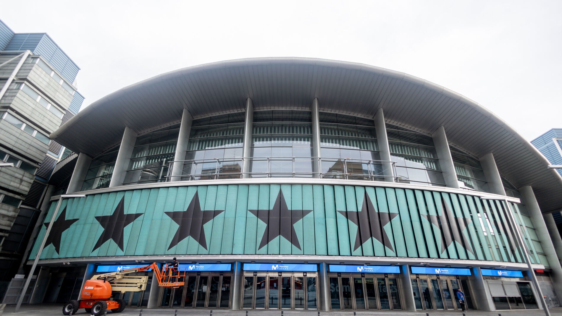 Fachada del Movistar Arena en 2025
