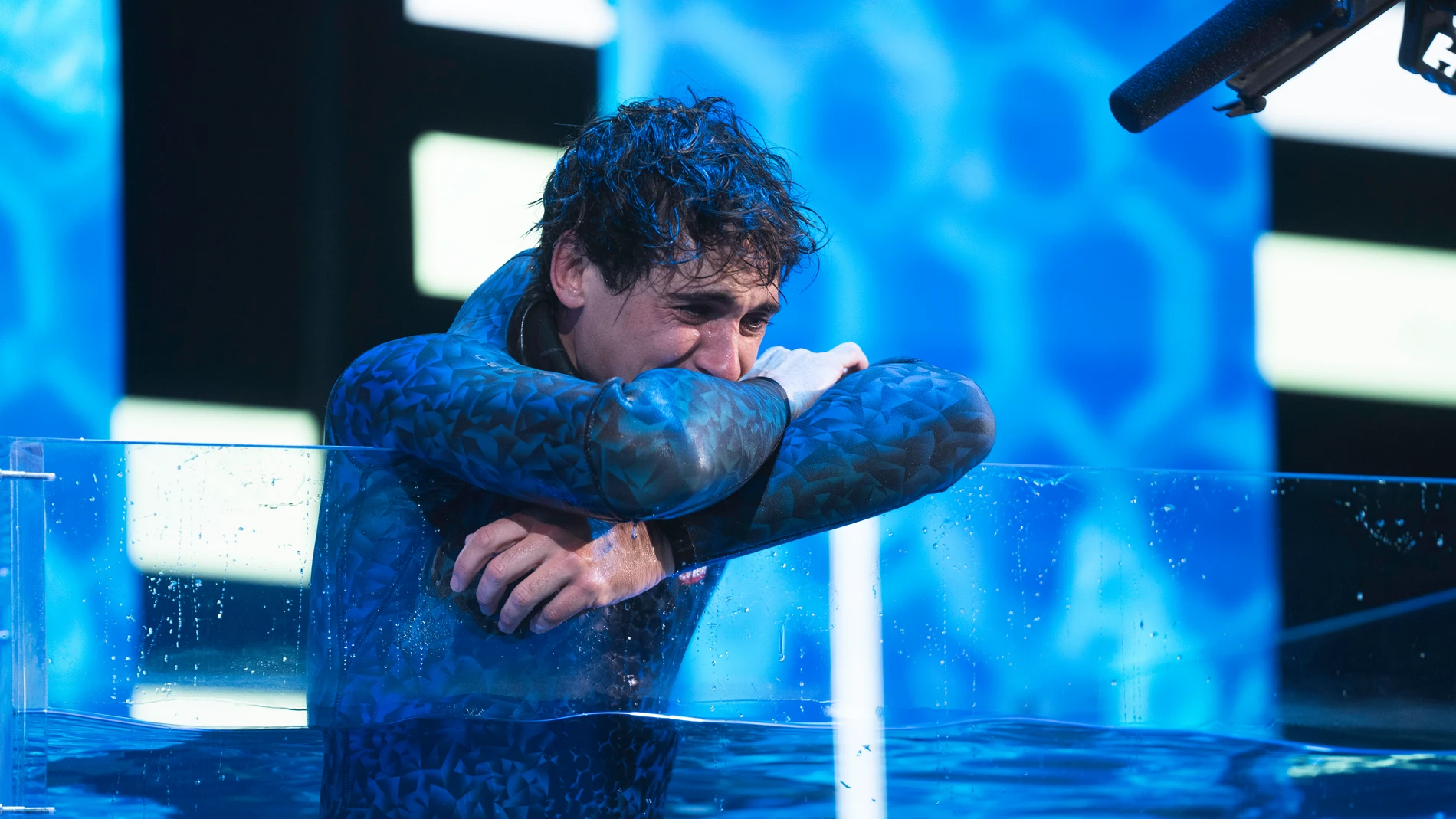 Daniel Illescas en la prueba de la Apnea en 'El Desafío 6' Daniel Illescas en la prueba de la Apnea en 'El Desafío 6'