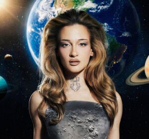 Luna Ki en la portada de su disco 'LUNA' Luna Ki en la portada de su disco 'LUNA'