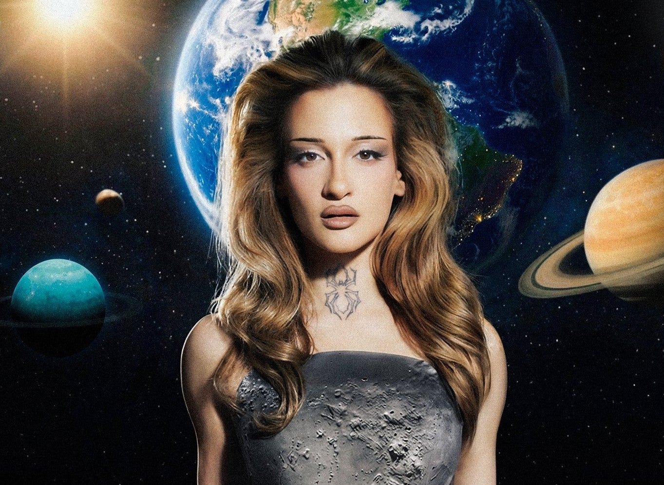 Luna Ki en la portada de su disco 'LUNA' Luna Ki en la portada de su disco 'LUNA'