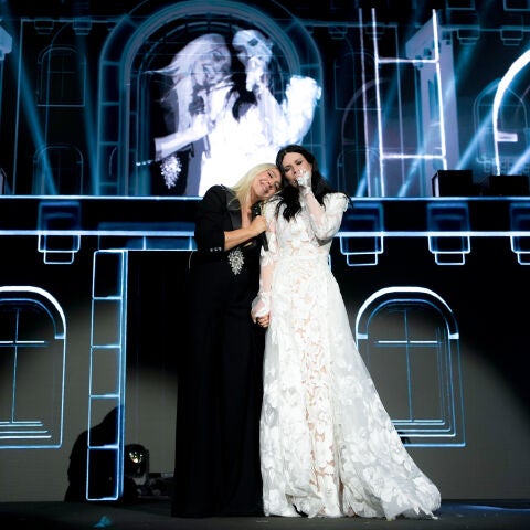 Mónica Naranjo y Laura Pausini en el Palau Sant Jordi de Barcelona