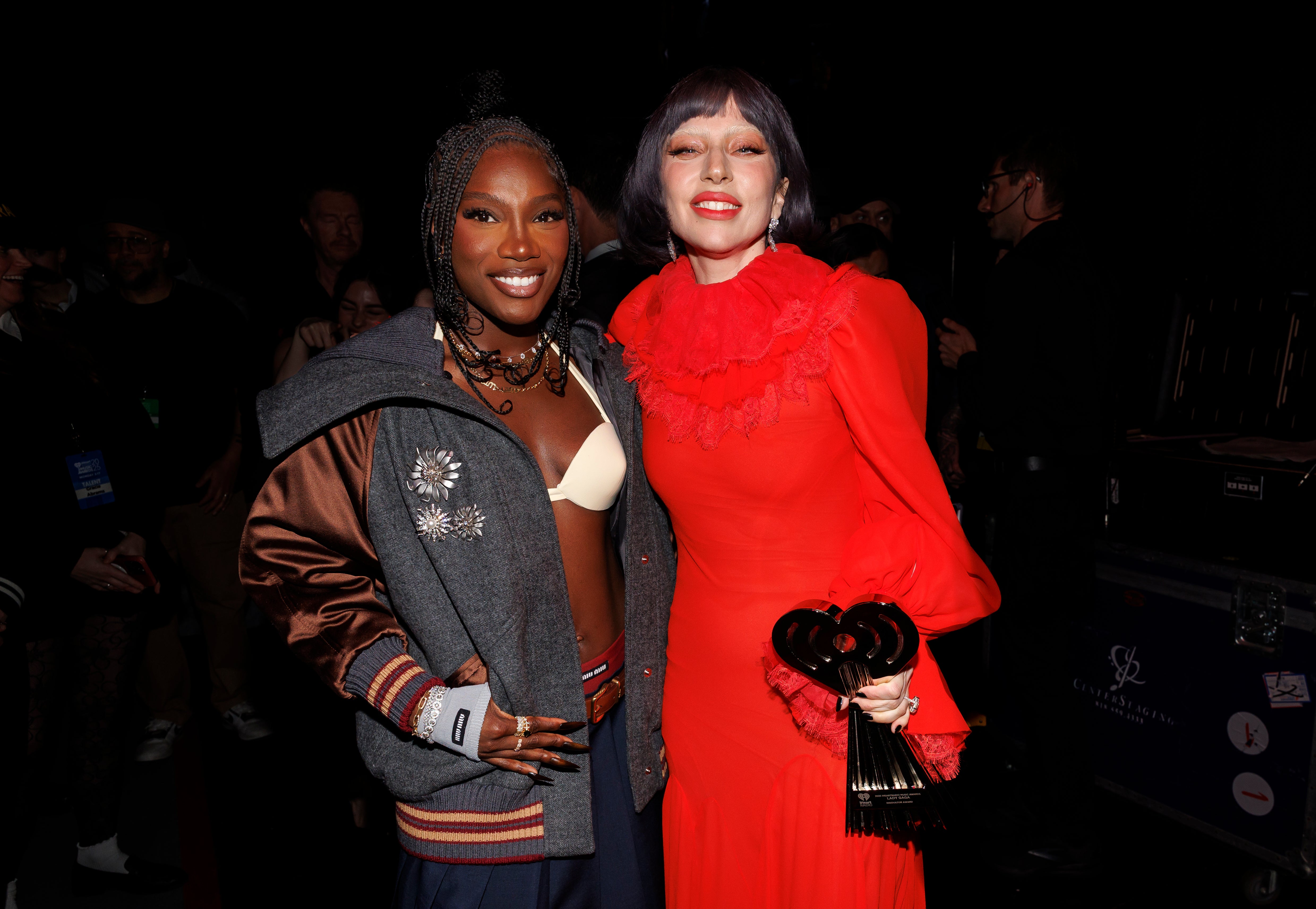 Doechii y Lady Gaga, en los 2025 iHeartRadio Music Awards Doechii y Lady Gaga, en los 2025 iHeartRadio Music Awards