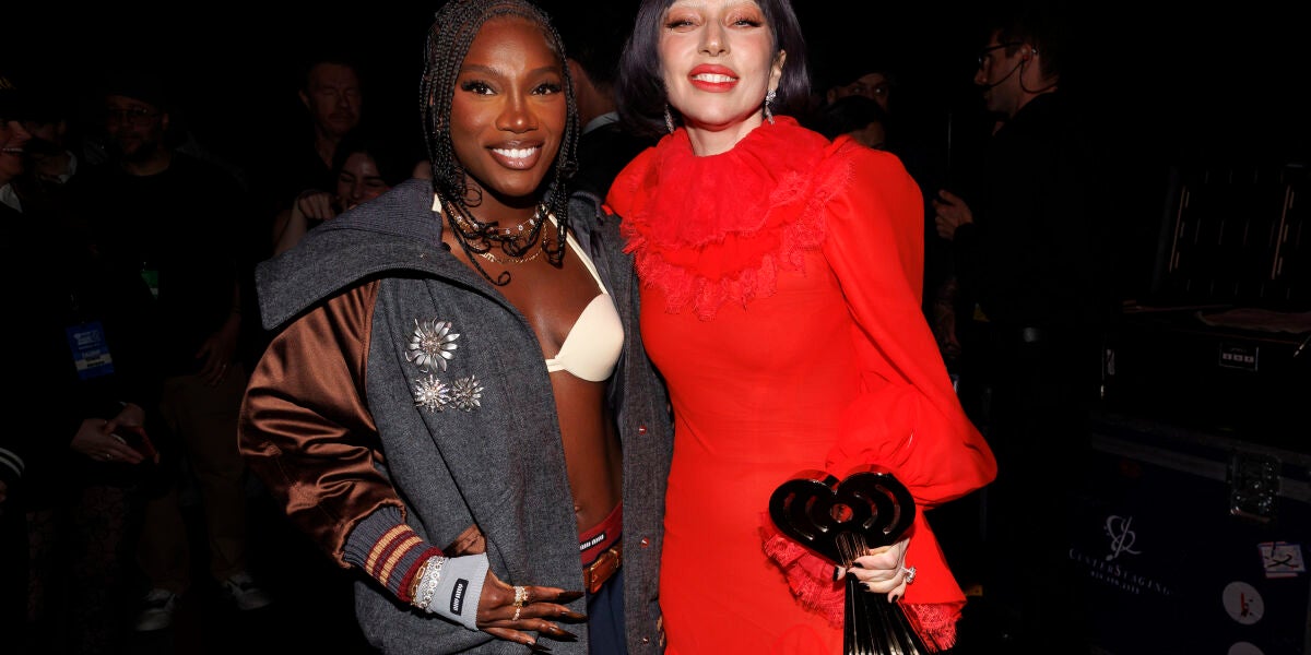 Doechii y Lady Gaga, en los 2025 iHeartRadio Music Awards 