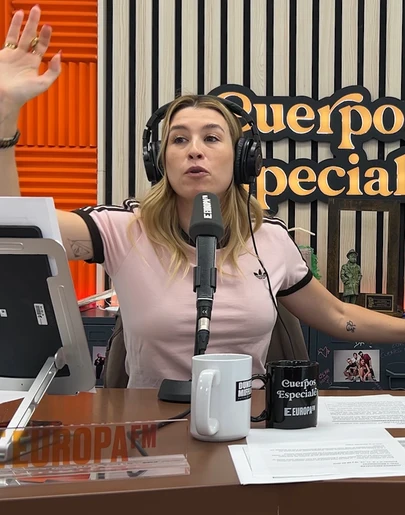 Eva Soriano le grita a una nube en Cuerpos especiales Eva Soriano le grita a una nube en Cuerpos especiales