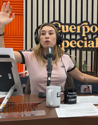 Eva Soriano le grita a una nube en Cuerpos especiales Eva Soriano le grita a una nube en Cuerpos especiales