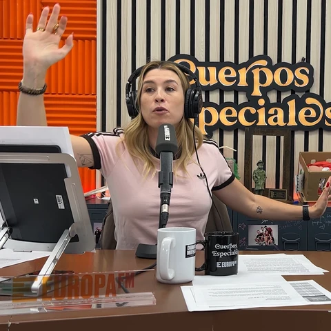 Eva Soriano le grita a una nube en Cuerpos especiales Eva Soriano le grita a una nube en Cuerpos especiales