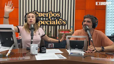 Eva Soriano le grita a una nube en Cuerpos especiales Eva Soriano le grita a una nube en Cuerpos especiales