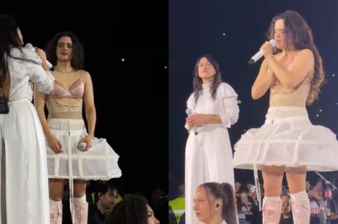 Rosalía y Carminho, en el primer concierto de LUX TOUR en Lisboa (Portugal)