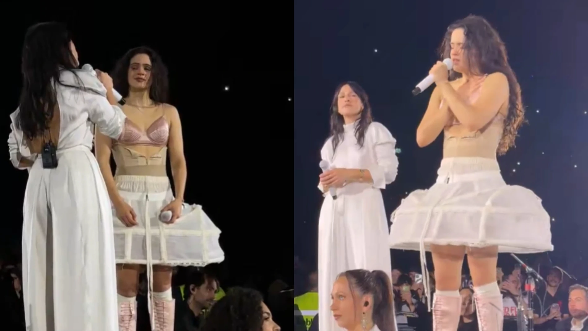 Rosalía y Carminho, en el primer concierto de LUX TOUR en Lisboa (Portugal) Rosalía y Carminho, en el primer concierto de LUX TOUR en Lisboa (Portugal)