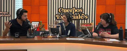 Alejo Sauras, con Nacho García y Lalachus en Cuerpos especiales Alejo Sauras, con Nacho García y Lalachus en Cuerpos especiales