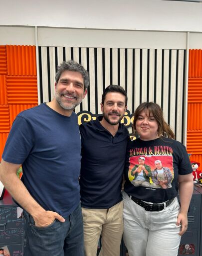 Alejo Sauras, con Nacho García y Lalachus en 'Cuerpos especiales'