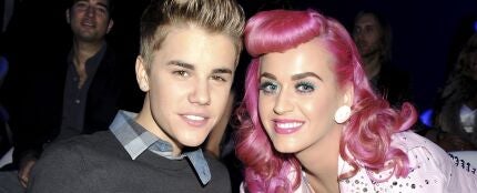 Justin Bieber y Katy Perry en 2011