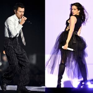 Harry Styles, Rosalía y Dua Lipa Harry Styles, Rosalía y Dua Lipa