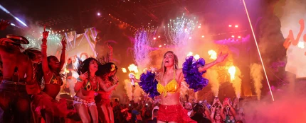 Karol G durante su segunda noche en Coachella Karol G durante su segunda noche en Coachella