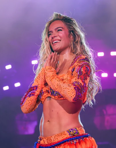Karol G en su segunda noche en el Coachella Karol G en su segunda noche en el Coachella