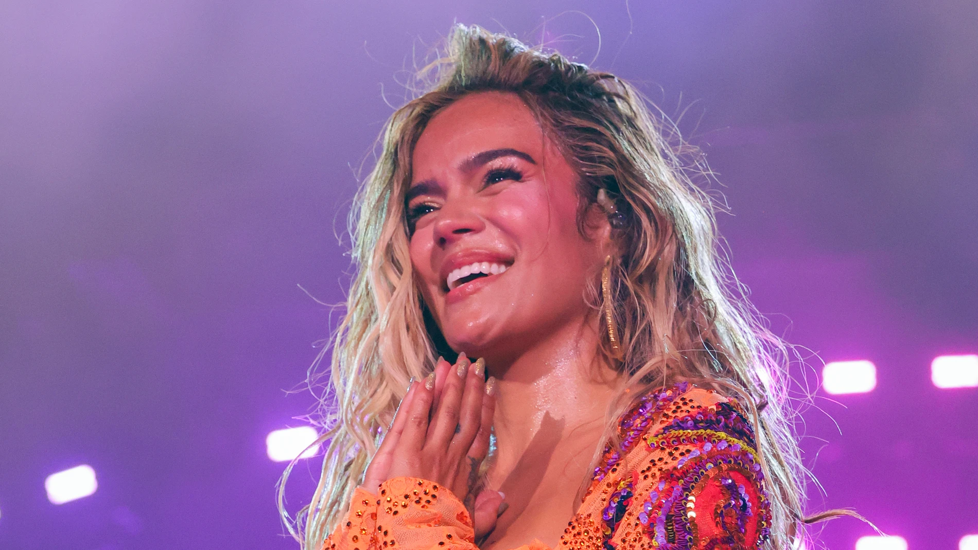 Karol G en su segunda noche en el Coachella Karol G en su segunda noche en el Coachella