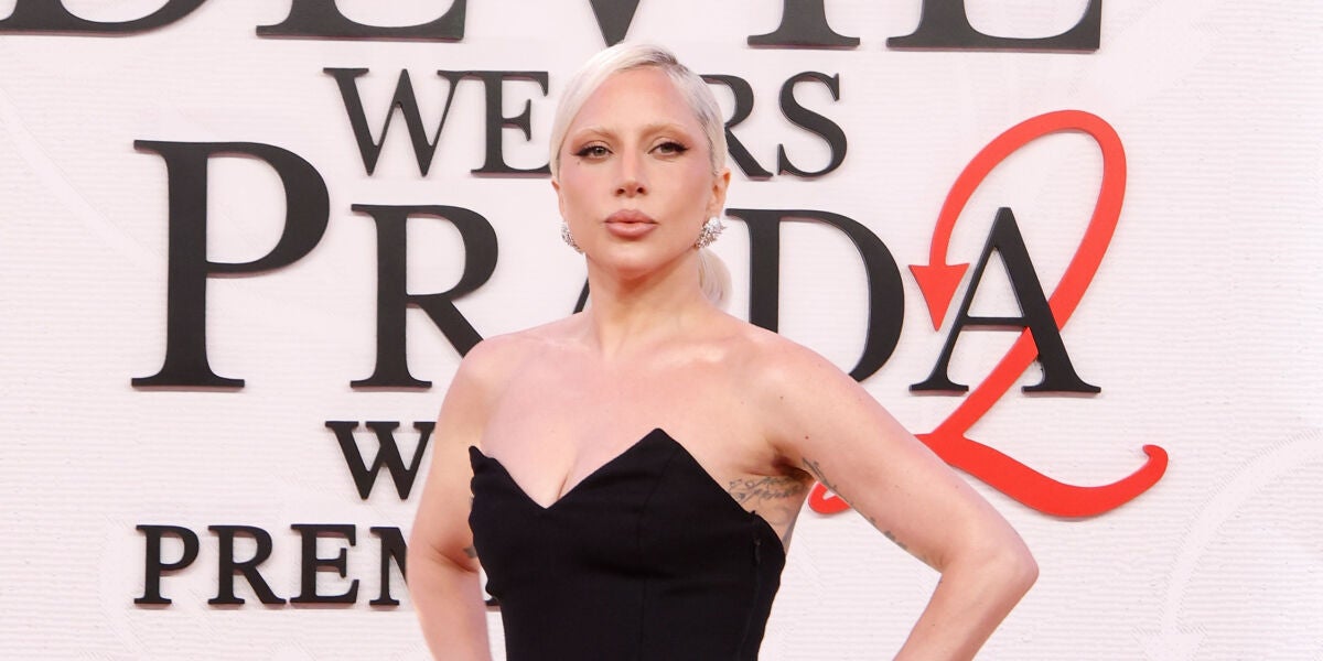 Lady Gaga en la premier de 'El Diablo Viste de Prada 2'
