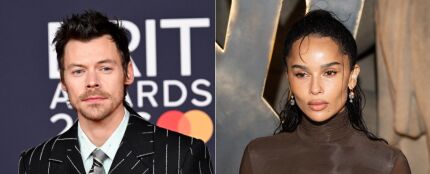 Harry Styles en los BRIT AWARDS 2026 y Zo&euml; Kravitz en un evento de moda