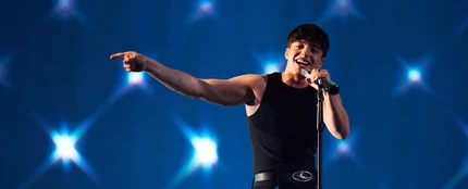 Izan Llunas en el Benidorm Fest 2026 Izan Llunas en el Benidorm Fest 2026