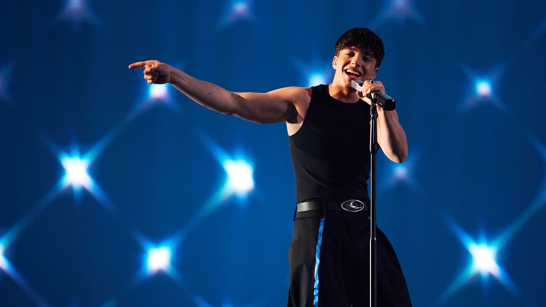 Izan Llunas en el Benidorm Fest 2026 Izan Llunas en el Benidorm Fest 2026