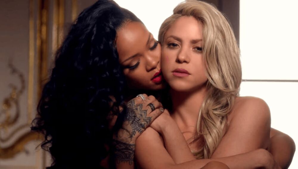 Rihanna y Shakira en 'Can't Remember to Forget You'
