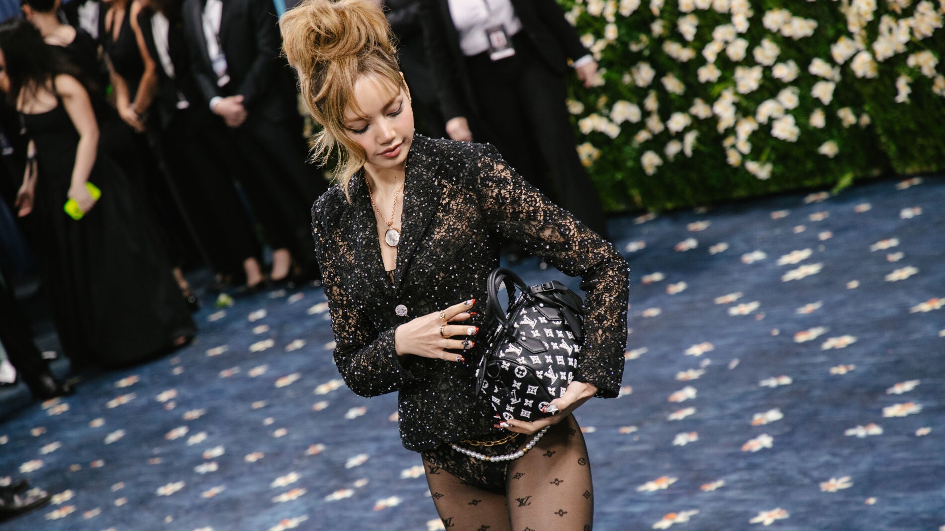 Lisa en la gala MET 2025