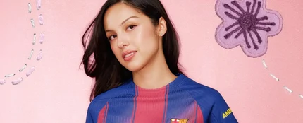 Olivia Rodrigo con su camiseta del FC Barcelona Olivia Rodrigo con su camiseta del FC Barcelona