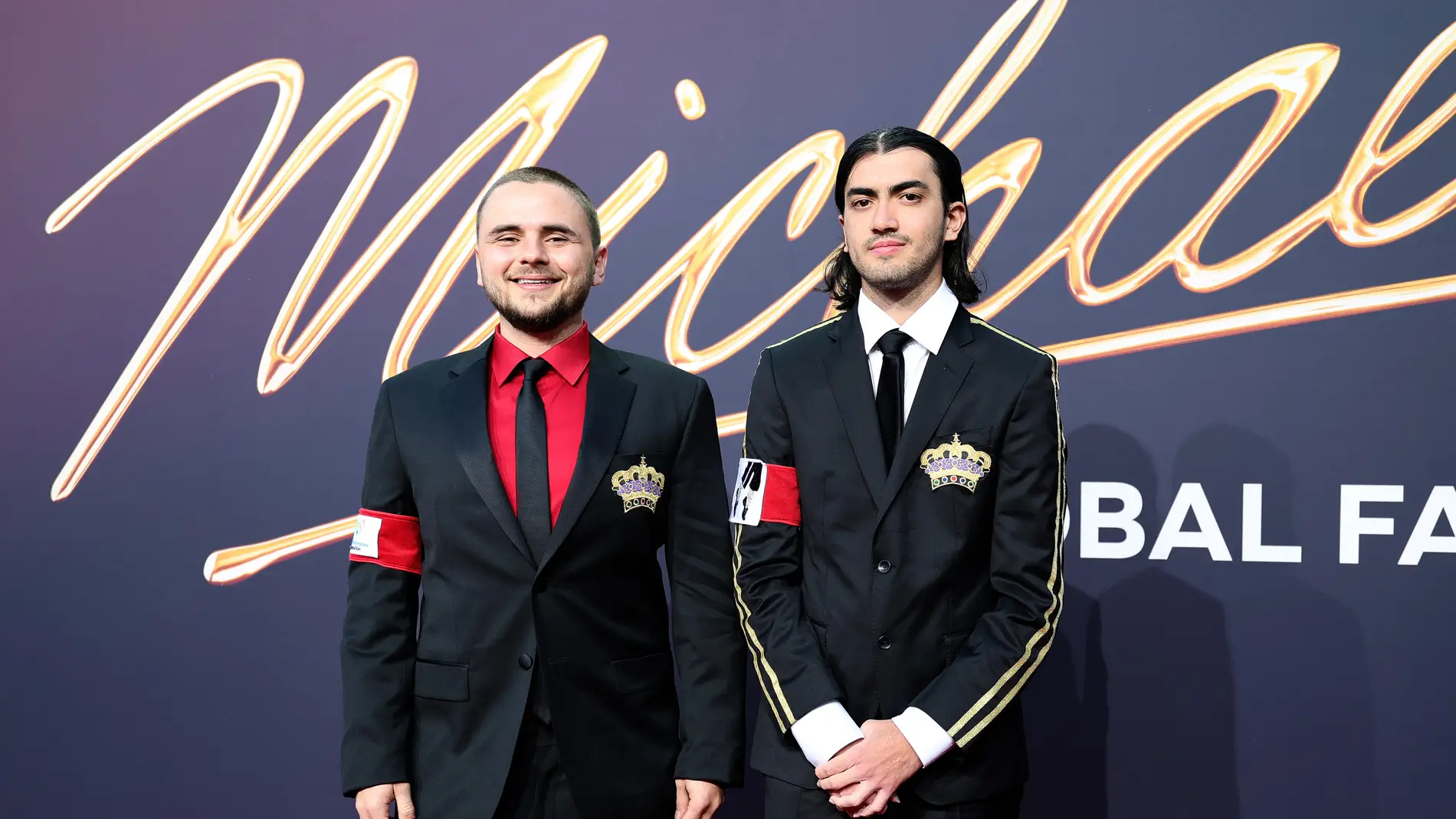 Bigi Jackson junto a su hermano Prince Jackson en la premier de 'Michael' Bigi Jackson junto a su hermano Prince Jackson en la premier de 'Michael'