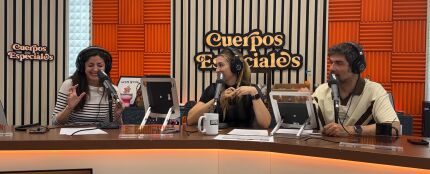 Espido Freire con Eva Soriano y Nacho Garc&iacute;a en Cuerpos especiales