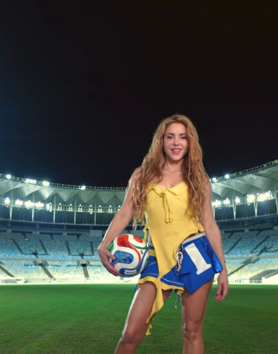 Shakira por el anuncio de 'Dai Dai'