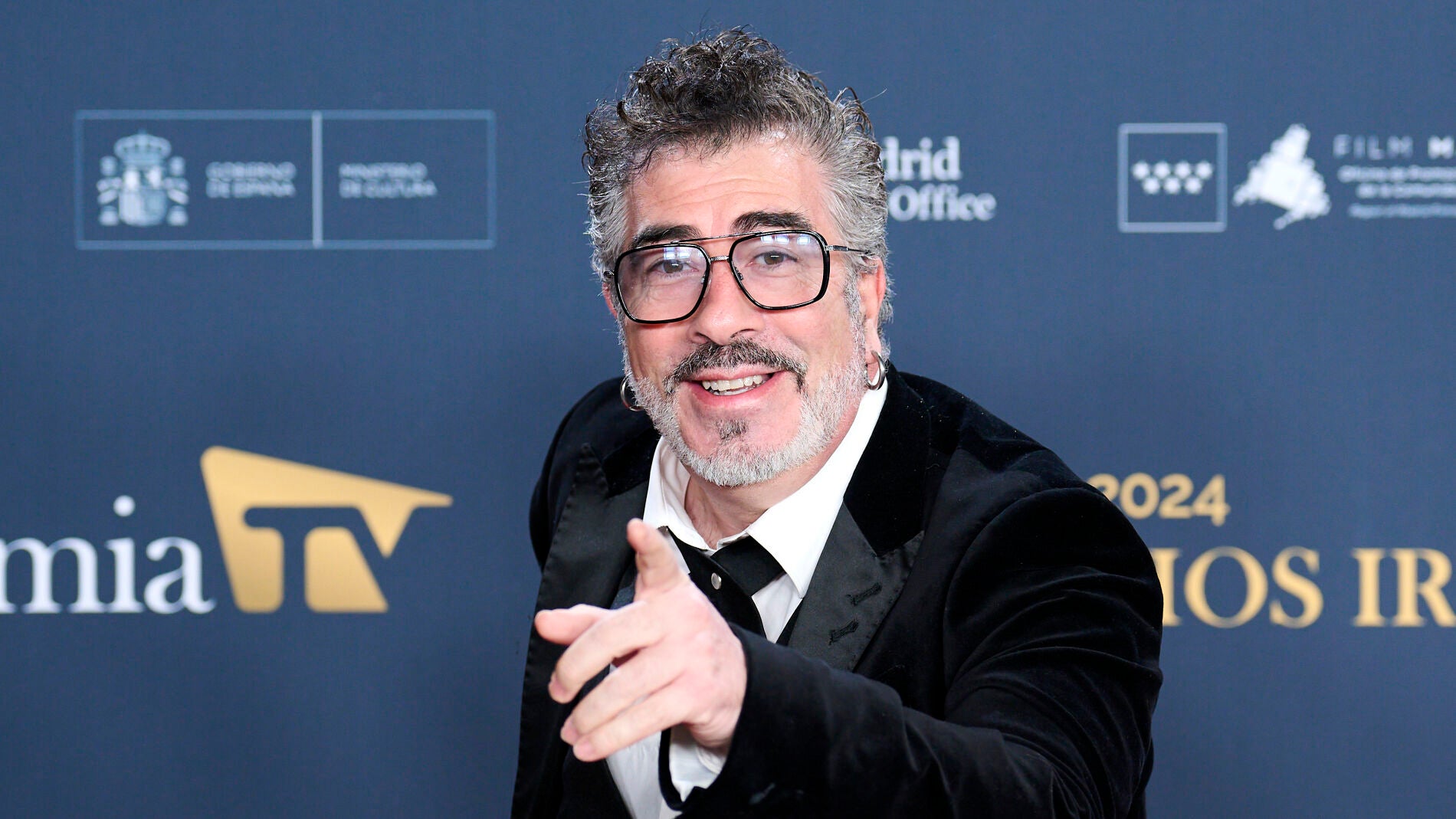 Agustín Jiménez en los Iris TV Awards
