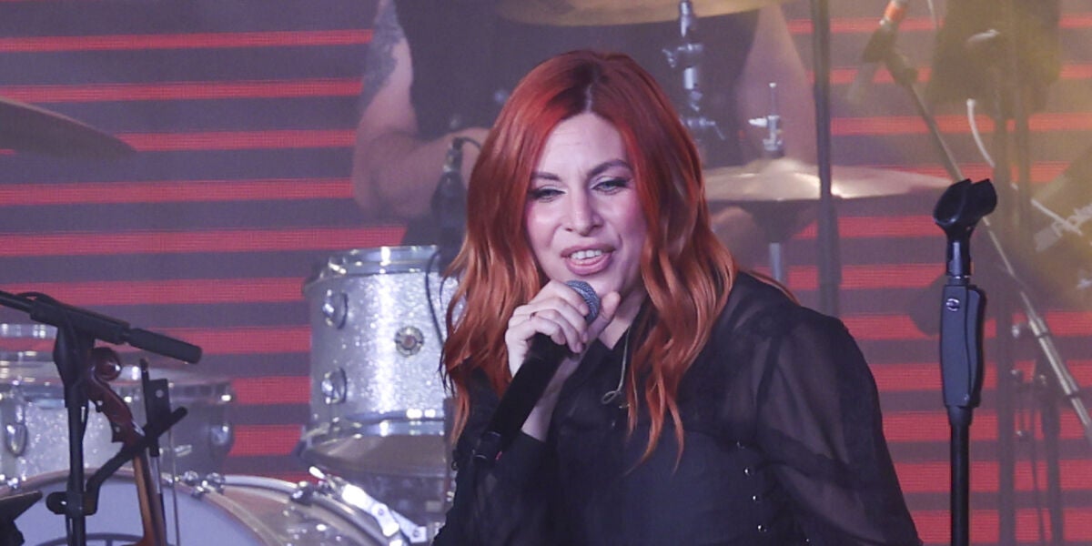 Leire Mart&iacute;nez, en el concierto de Madrid de la gira 'Aquella Ni&ntilde;a'