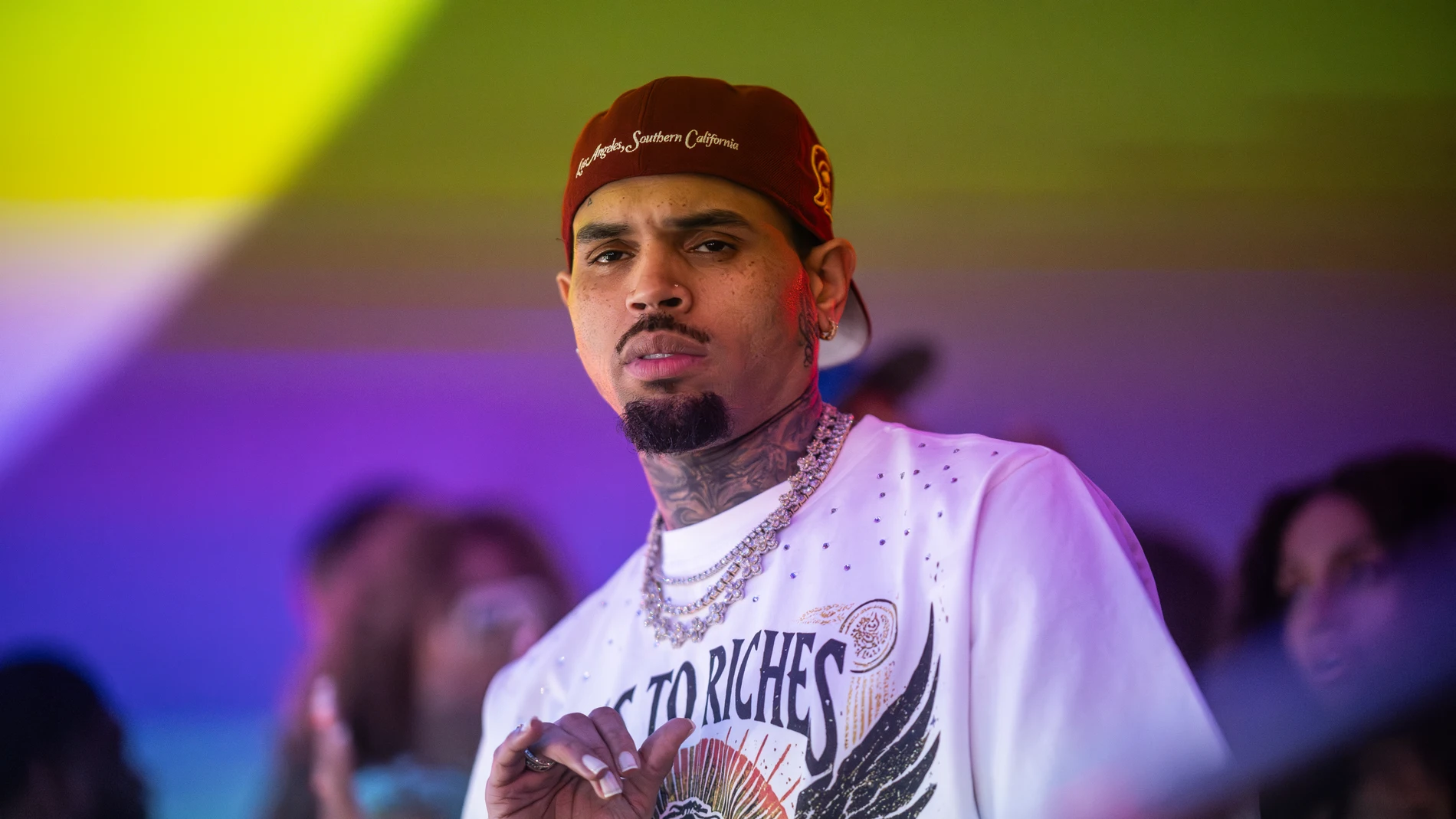 Chris Brown en una fiesta en Atlanta Chris Brown en una fiesta en Atlanta