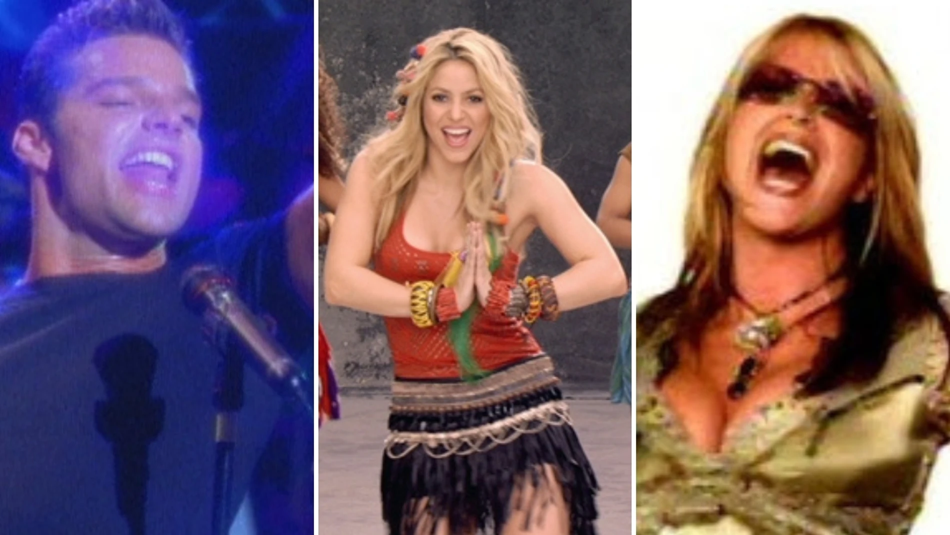 Ricky Martin, Shakira y Anastacia Ricky Martin, Shakira y Anastacia