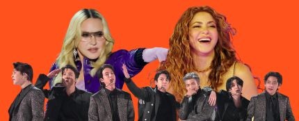 Madonna, Shakira y BTS