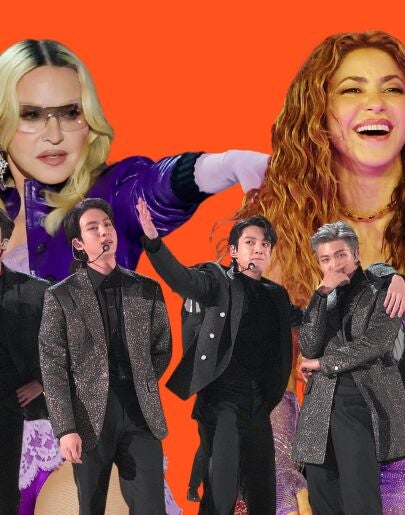 Madonna, Shakira y BTS