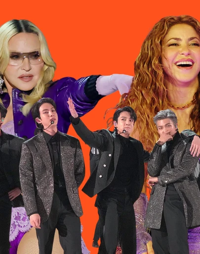 Madonna, Shakira y BTS Madonna, Shakira y BTS