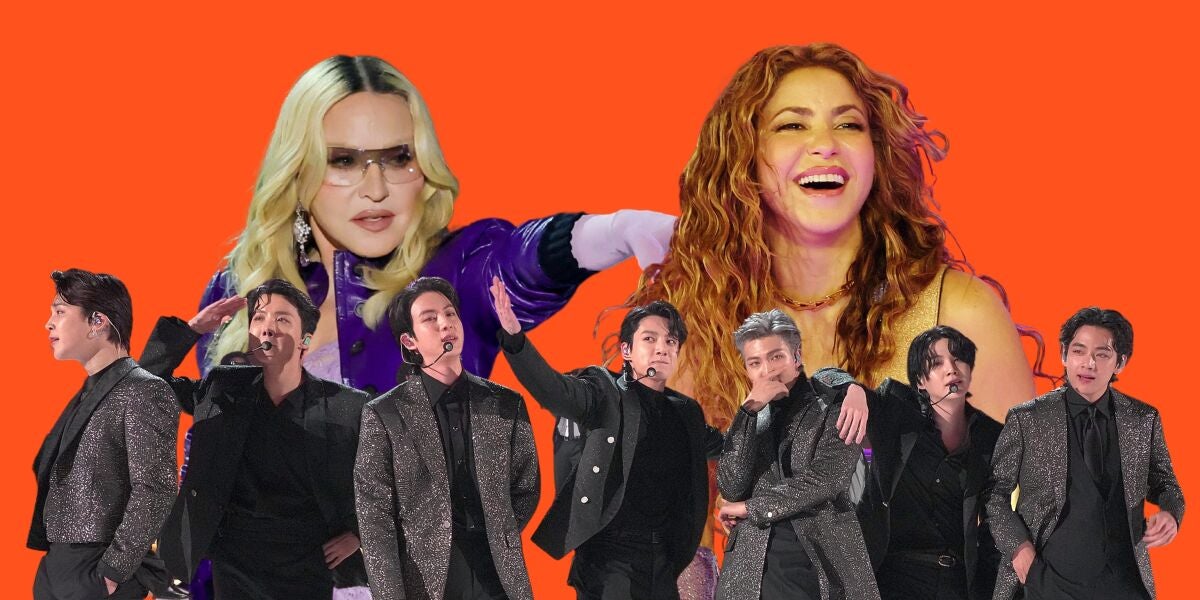 Madonna, Shakira y BTS