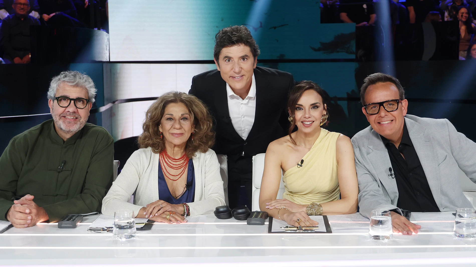 Manel Fuentes y el jurado en la Gala 5 de 'Tu cara me suena 13' Manel Fuentes y el jurado en la Gala 5 de 'Tu cara me suena 13'