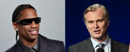 Christopher Nolan en la CinemaCon 2026 / Travis Scott en la fiesta de los Oscar Christopher Nolan en la CinemaCon 2026 / Travis Scott en la fiesta de los Oscar