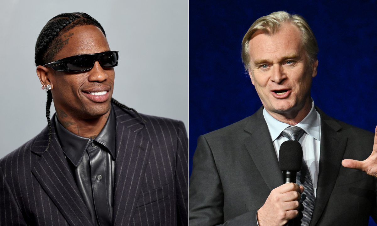 Christopher Nolan en la CinemaCon 2026 / Travis Scott en la fiesta de los Oscar Christopher Nolan en la CinemaCon 2026 / Travis Scott en la fiesta de los Oscar