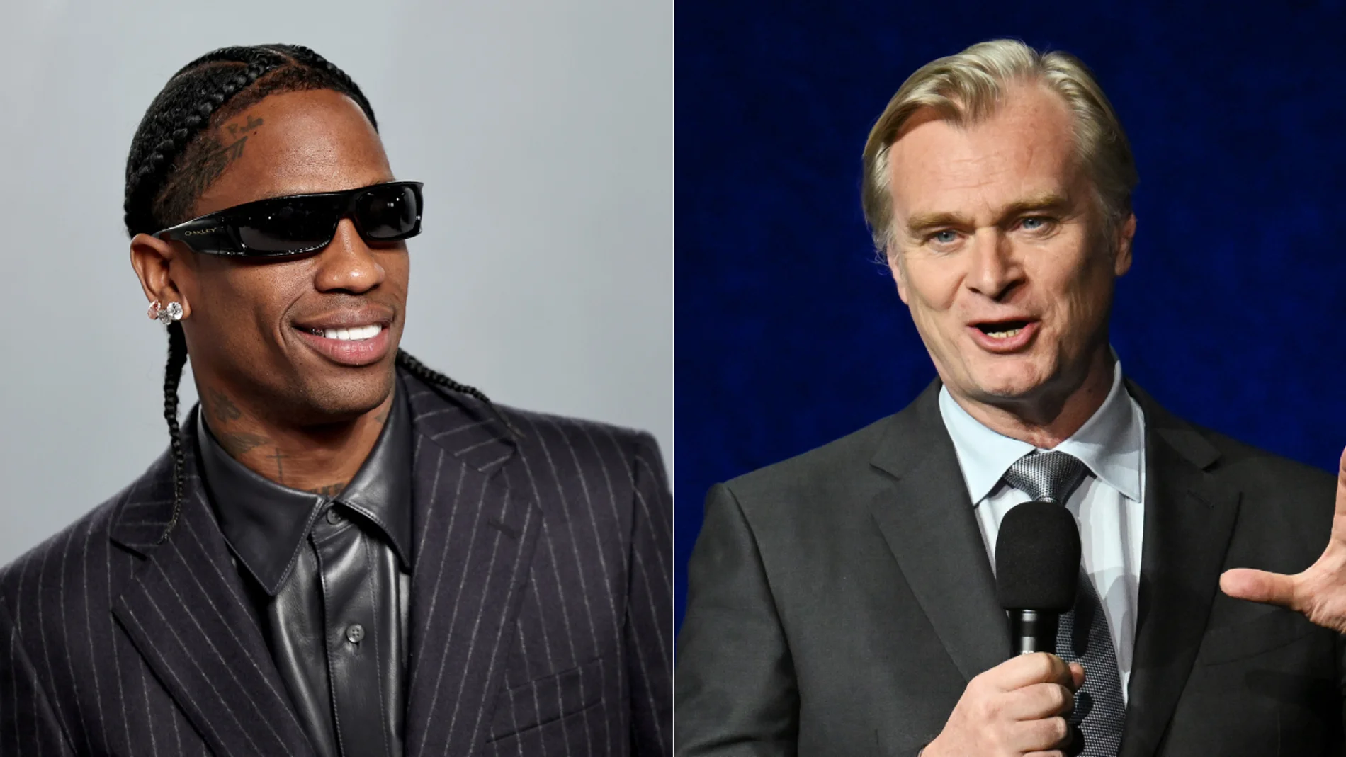 Christopher Nolan en la CinemaCon 2026 / Travis Scott en la fiesta de los Oscar Christopher Nolan en la CinemaCon 2026 / Travis Scott en la fiesta de los Oscar