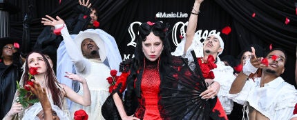 Lady Gaga en la presentaci&oacute;n de 'MAYHEM Requiem' en Los &Aacute;ngeles