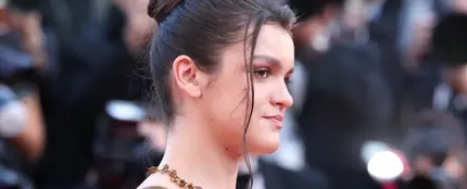 Primer plano de Amaia durante la presentación de 'Amarga Navidad' en Cannes. Primer plano de Amaia durante la presentación de 'Amarga Navidad' en Cannes.